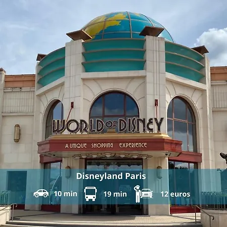 Le Tikehau 4pers, 10min Disneyland Paris Apartment Montevrain