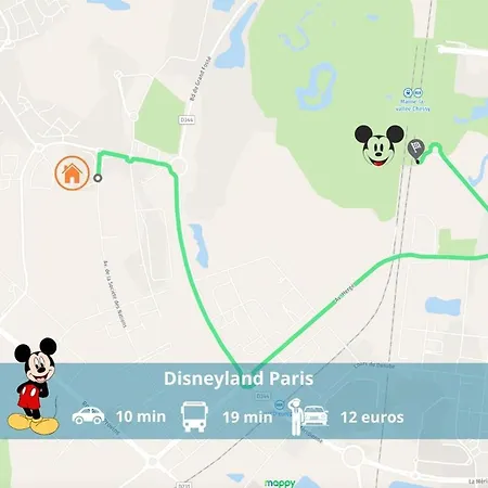 Le Tikehau 4pers, 10min Disneyland Paris Apartment *