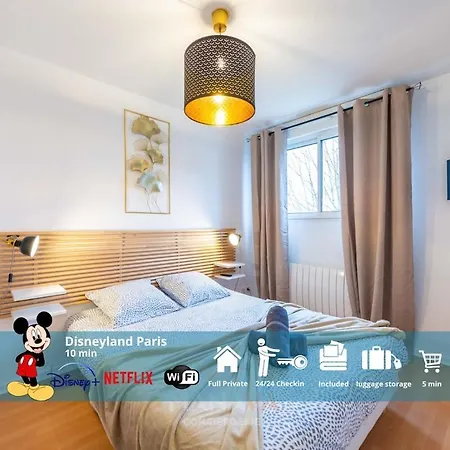 Apartment Le Tikehau 4pers, 10min Disneyland Paris *